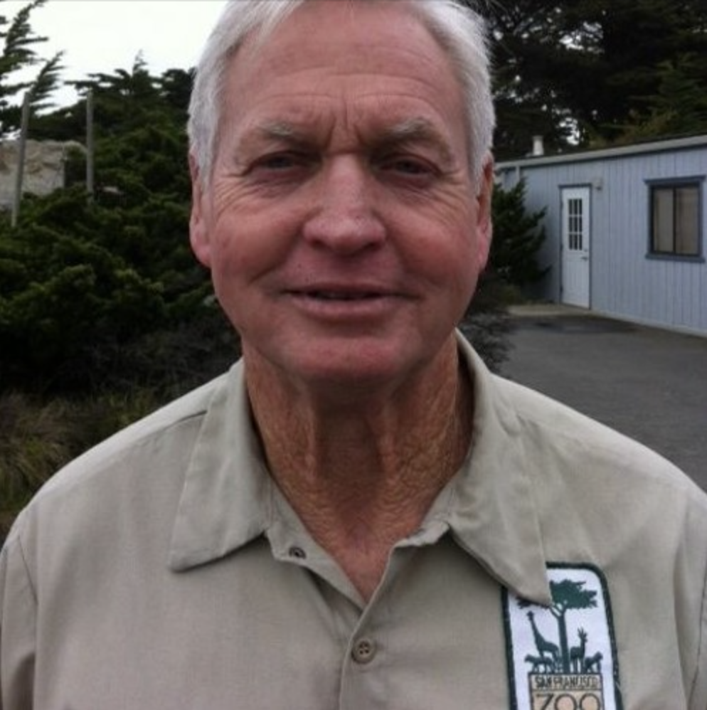 Ron Whitfield wearing San Francisco Zoo uniform
